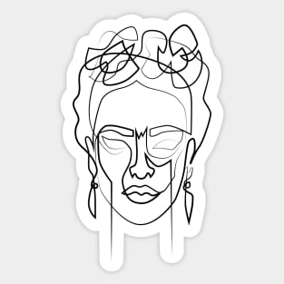 Line Frida Sticker